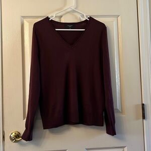 Banana Republic Forever Sweater, Size M, deep Burgandy